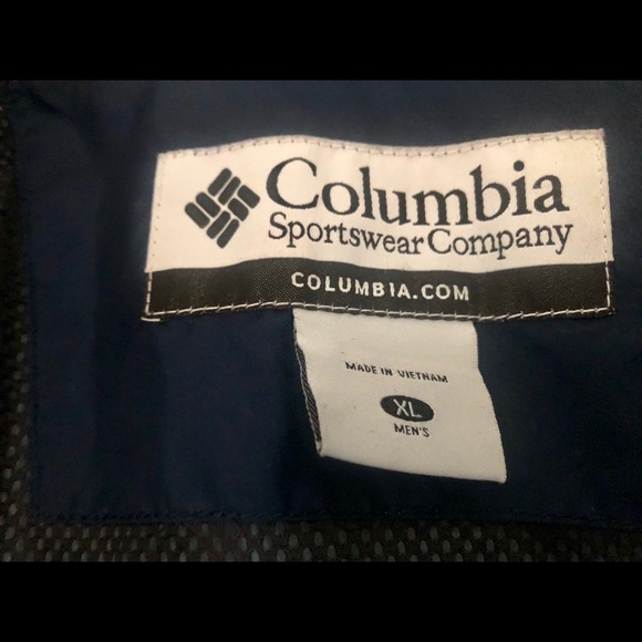 Columbia Norte Dame Windbreaker XL Great Condition - Picture 8 of 8